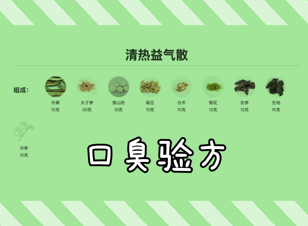 口臭验方